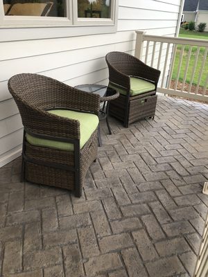 Stamped Porch