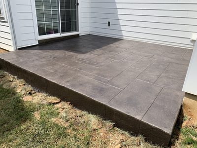 Stamped Patio