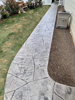 Stamped  Walkway