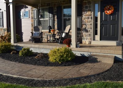 Stamped Walkway