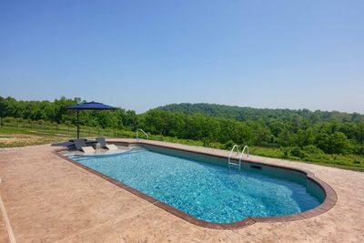 Stamped Concrete Pool 
