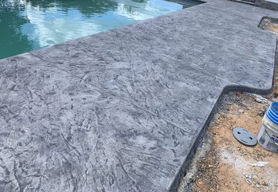 Stamped Pool Deck 